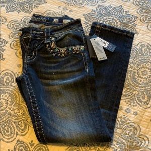 NWT Miss Me Jeans Signature Crop Skinny